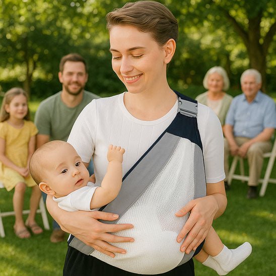 Sling Écharpe de Portage: Liberté Nomade™ - Chouchous les Bébés