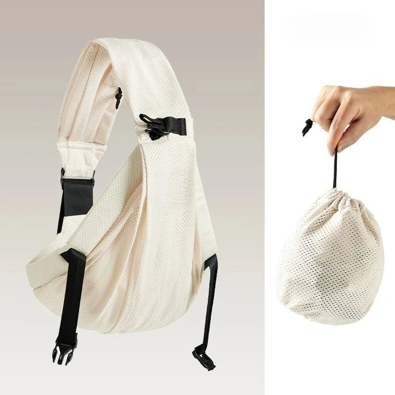 Sling Porte Bébé | Bélysse un portage serein et sa pochette pour l'emporter dans toutes vos sorties