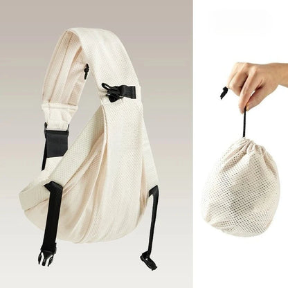 Sling Porte Bébé | Bélysse un portage serein et sa pochette pour l'emporter dans toutes vos sorties