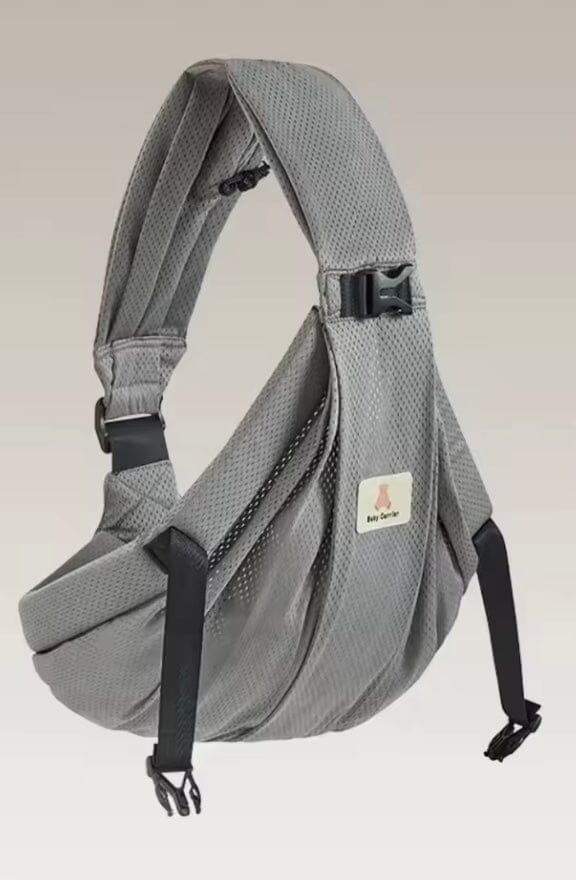 Sling Porte Bébé Coeur Suspendu Gris 
