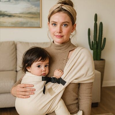 Sling Porte Bébé Coeur Suspendu  un portage serein pour couvrir bébé de baisers en toute douceur