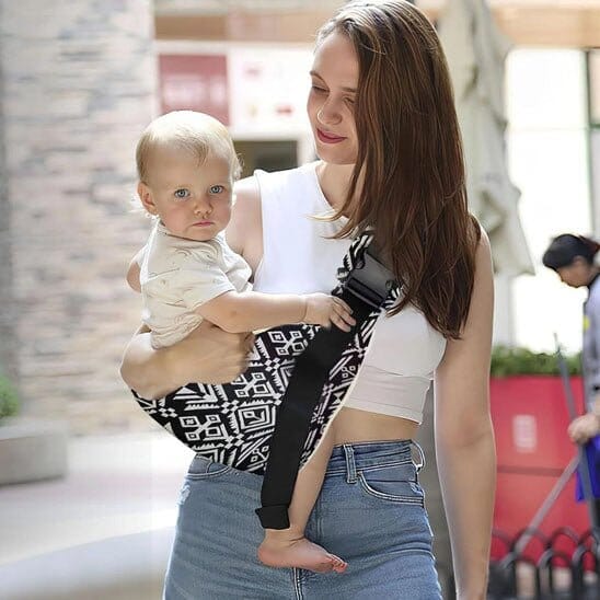 Sling Porte Bébé Étoile admirez bébé face à vous dans un portage physiologique doux.